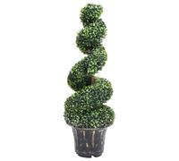 vidaXL Plante de buis artificiel en spirale avec pot Vert 100 cm