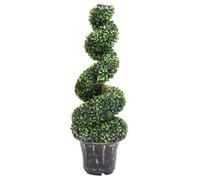 vidaXL Plante de buis artificiel en spirale avec pot Vert 100 cm