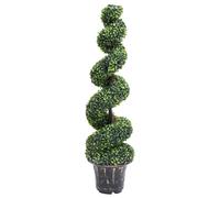 vidaXL Plante de buis artificiel en spirale avec pot Vert 117 cm
