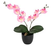 vidaXL Plante d'orchidée artificielle Rose 36 x 10 x 30 cm
