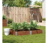 vidaXL Jardinière d'extérieur 150×100 cm – bois massif de pin marron