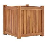 Plantenbak verhoogd 40x40x40 cm massief teakhout48965