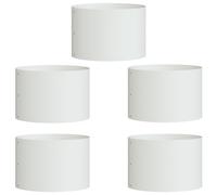 vidaXL Plantes en Céramique Blanche Blanche Céramique 30 cm de diamètre