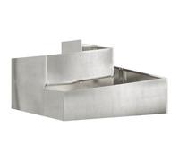 vidaXL Planteur 80x80x50 cm en inox