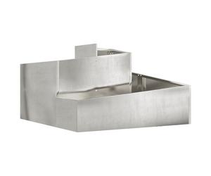 vidaXL Planteur 80x80x50 cm en inox