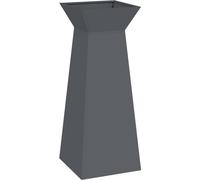 vidaXL Planteur à colonnes Anthracite 40 x 40 x 100 cm Acier