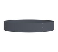vidaXL Planteur Anthracite Anthracite Métal Grand Durable Planteur