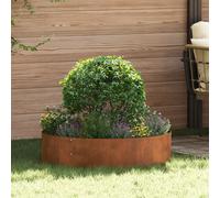 vidaXL Planteur en acier corten marron Acier corten Grand Durable