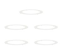 vidaXL Planteurs Blancs Blanc Plastique Grand Planteur Blanc Rond
