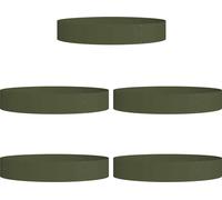 vidaXL Planteuse de jardin 5 pcs vert olive 120 x 120 x 20 cm Acier