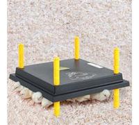 vidaXL Plaque chauffante pour poussins et canetons 30x30 cm Noir G