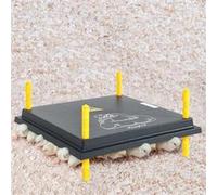 vidaXL Plaque chauffante pour poussins et canetons 40x40 cm Noir G