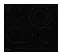 vidaXL Plaque de Cuisson 4 Brûleurs Contrôle Tactile Table de Cuisson Chauffante Electrique Automatique Cuisine Maison Intérieur Céramique