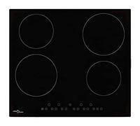 vidaXL Plaque de cuisson Céramique 4 brûleurs Contrôle tactile 6000 W 50784