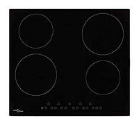 vidaXL Plaque de Cuisson 4 Brûleurs Contrôle Tactile Table de Cuisson Plaque Electrique Chauffante Automatique Cuisine Maison Céramique 6000W