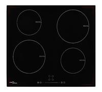 vidaXL Plaque de cuisson à induction 50787 4 brûleurs 7000W Contrôle tactile 52 cm Noir