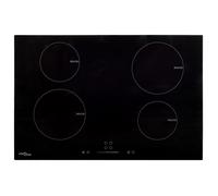 vidaXL Plaque de Cuisson à Induction 4 Brûleurs Tactile Table de Cuisson Chauffante Electrique Protection Anti-débordement 51439