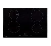 vidaXL Plaque de Cuisson à Induction 4 Brûleurs Tactile Table de Cuisson Chauffante Electrique Protection Anti-débordement 51439
