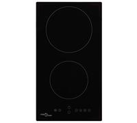 vidaXL Plaque de cuisson Céramique 2 brûleurs Contrôle tactile 3000 W 50783