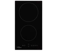 vidaXL Plaque de cuisson Céramique 2 brûleurs Contrôle tactile 3000 W 50783