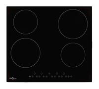 vidaXL Plaque de cuisson Céramique 4 brûleurs Contrôle tactile 6000 W 50784