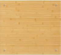 vidaXL Plaque de recouvrement pour cuisinière 50x56x1,5 cm Bambou