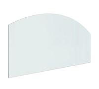 vidaXL Plaque de Verre pour Cheminée Revêtement de Sol Plancher Plaque de Base de Foyer Pare-feu Protection Contre Etincelles 100x50 cm