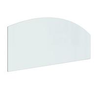 vidaXL Plaque de Verre pour Cheminée Revêtement de Sol Plancher Plaque de Base de Foyer Pare-feu Protection Contre Etincelles 120x50 cm