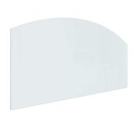 vidaXL Plaque en Verre de cheminée Transparent 120 x 60 cm Verre