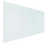 vidaXL Plaque en Verre de cheminée Transparent 120 x 60 cm Verre