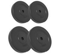 Vidaxl Plaques De Poids 4 Pcs 30 Kg Bã©Ton