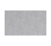vidaXL Plaques en Aluminium à Damier 2 pcs Antidérapantes 50x30 cm
