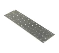 vidaXL Plaques Perforées 20 pcs, Platines d'Assemblage avec Trous, Plaques de Jonction, Supports de Fixation Plates, 2 mm 240x80 mm Acier Galvanisé