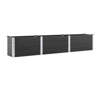 Vidaxl Plate-Forme Surélevée De Jardin 300x50x54 Cm Wpc Gris Gris