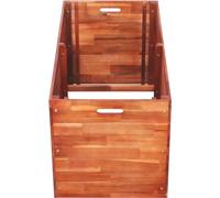 vidaXL Plateau de jardin en bois d'acacia 100x50x50 cm