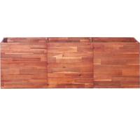Vidaxl Lit Surélevé De Jardin Bois D'acacia 150x50x50 Cm Marron
