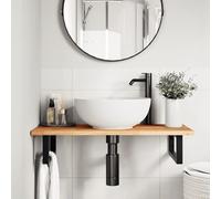 vidaXL Plateau de lavabo huilé 60x40x2cm en bois massif d'acacia