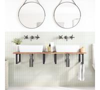 vidaXL Plateau de lavabo non traité 120x50x2 cm bois massif acacia