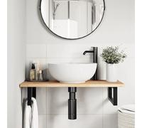 vidaXL Plateau de lavabo non traité 60x40x2 cm bois massif acacia