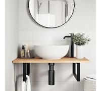 vidaXL Plateau de lavabo non traité 60x50x2 cm bois massif acacia