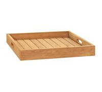 vidaXL Plateau de service 50 x 50 cm en teck massif