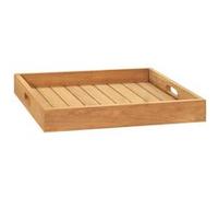 vidaXL Plateau de service 50 x 50 cm en teck massif