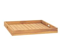 Plateau de service 60x60 cm Bois de teck massif