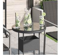 vidaXL Plateau de Table, Ø 400 mm, Verre Trempé, Sans Montage, Transparent, Rond, 8 mm d’Épaisseur 243625