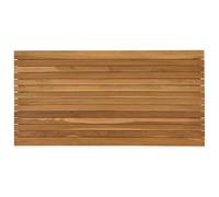 vidaXL Plateau de Table 110 x 55 x 3,5 cm Rectangulaire Naturel, Surface en Teck Chic, Plateau Moderne pour Table à Manger, Meuble Pratique et Tendance