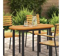 Vidaxl Plateau De Table 110x55x2,2 Cm Ovale En Bois Massif D'acacia