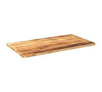 vidaXL Plateau de table 110x70x2,5 cm Rectangulaire Bois massif rugueux Mango