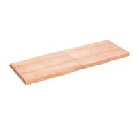 vidaXL Plateau de table 160x60x(2-6) cm Bois massif traité bord d'arbre