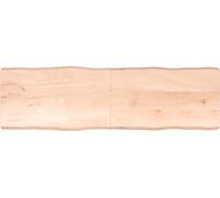 vidaXL Plateau de table 200x60x(2-6) cm Bois massif non traité Bord d'arbre