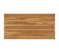 vidaXL Plateau de Table 80 x 40 x 3,5 cm Rectangulaire Naturel, Surface en Teck Chic, Plateau Moderne pour Table à Manger, Meuble Pratique et Tendance